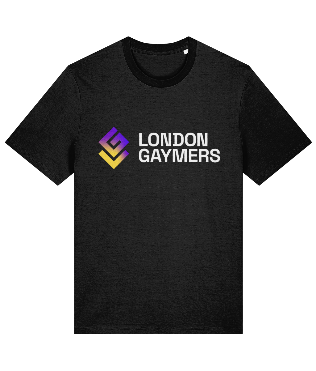 Modern Logo Intersex Flag Tee (Black)