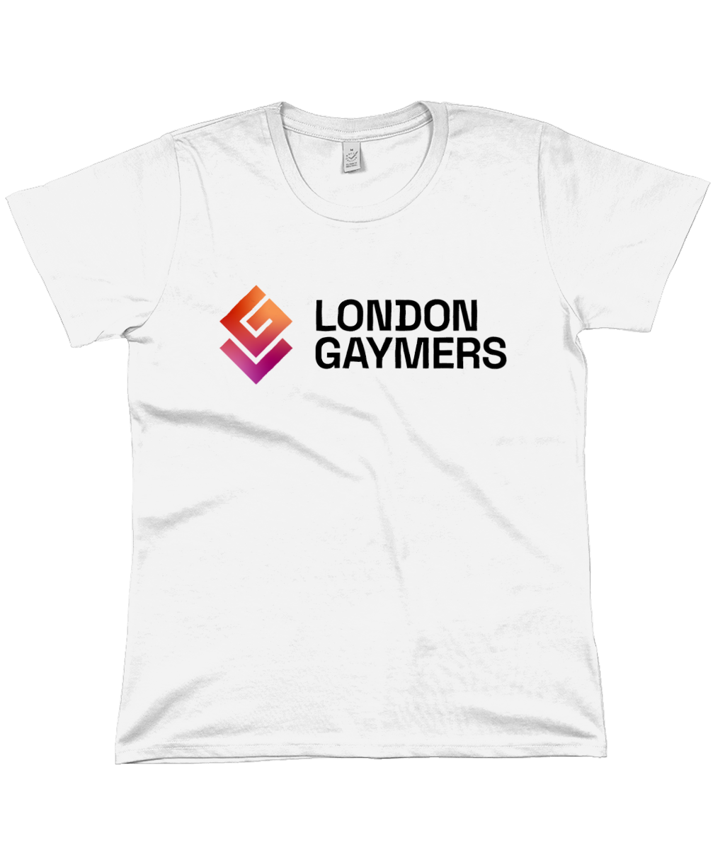 Modern Logo Lesbian Flag Tee (Femme Cut)